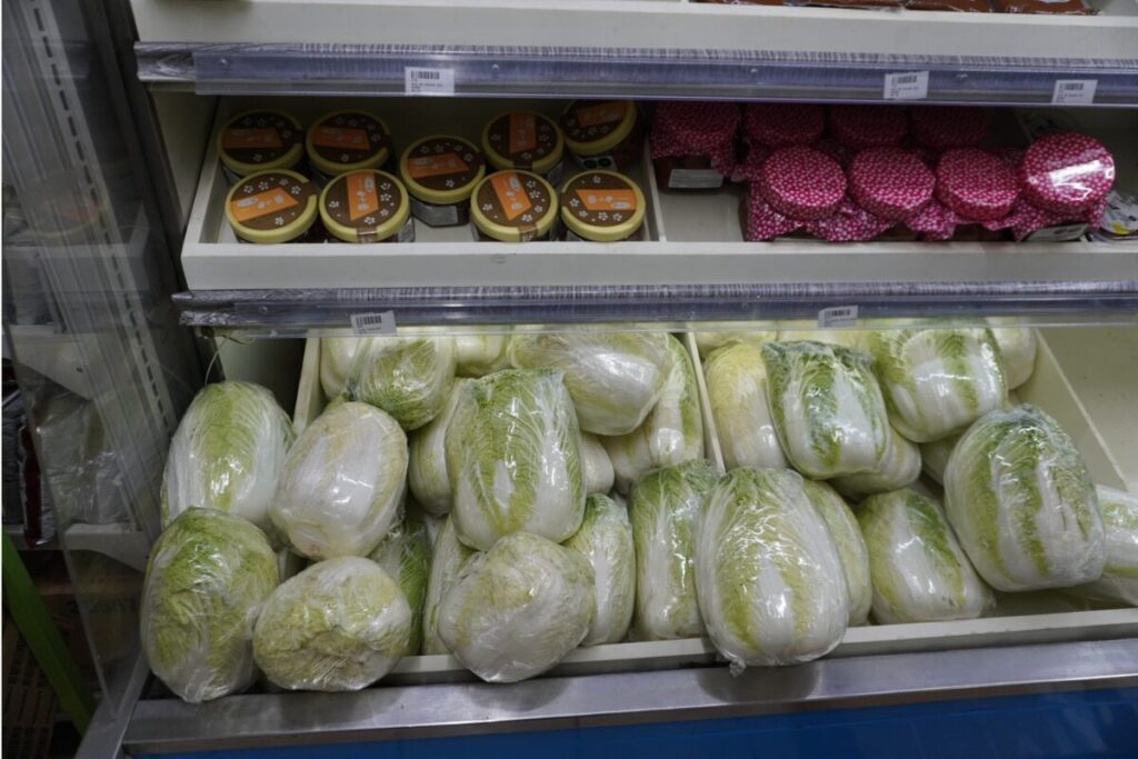 ミカサ日本野菜売り場